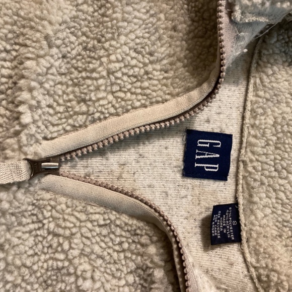 Gap Sherpa 1/4 Zip Sherpa Fleece Size Small - Picture 3 of 3